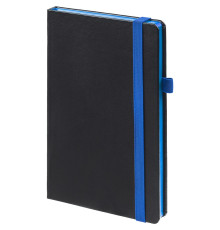 Ежедневник Ton, недатированный, черный с синим