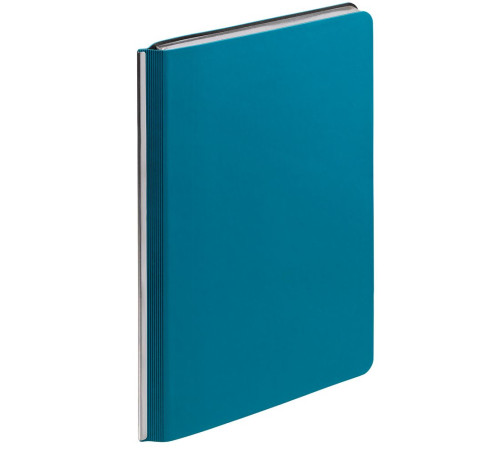 Ежедневник Aspect на заказ, недатированный, бирюзовый