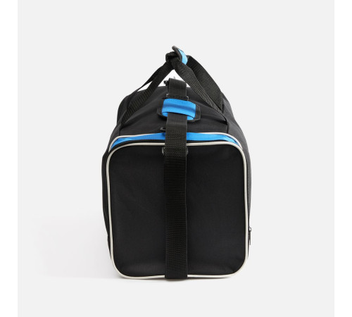 Спортивная сумка Fitnext, черная с синим