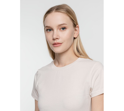 Футболка женская T-bolka Lady, молочно-белая
