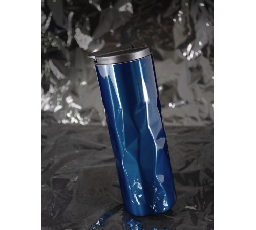 Термостакан Gems Black Sapphire, черный сапфир (синий)