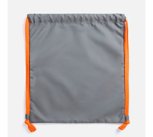 Рюкзак B3, серый с оранжевыми лямками