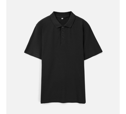 Рубашка поло унисекс Tervise, черная