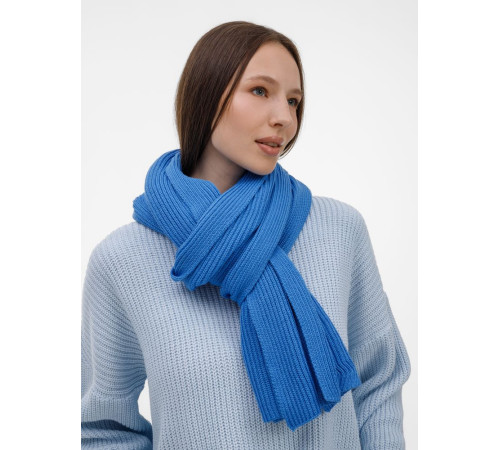 Шарф Nobilis Mono, синий (аква)