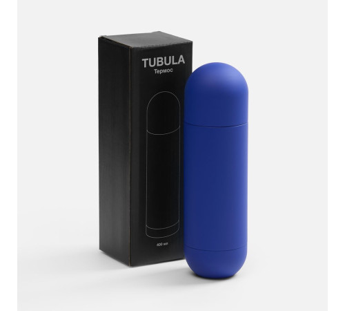 Термос Tubula Soft Touch, синий