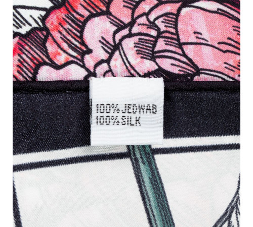 Платок шелковый Delicate, пионы