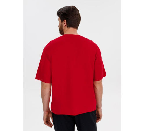 Джемпер с коротким рукавом Siluetti Volumica, красный