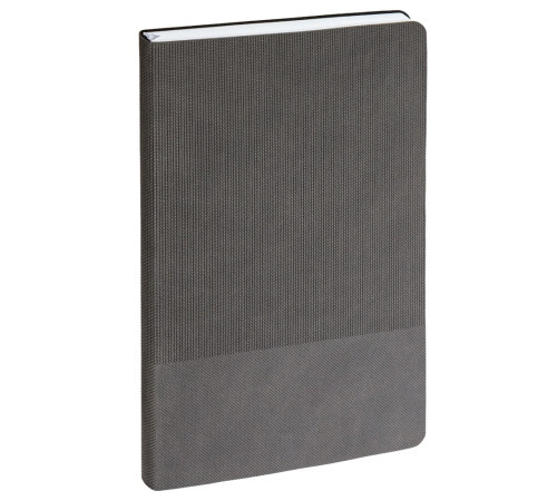 Ежедневник Knit, недатированный, темно-серый