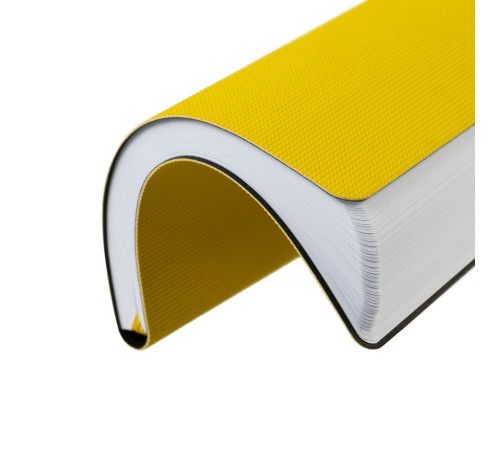 Ежедневник Knit, недатированный, желтый