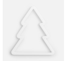 Подвеска «Елочка», 3D-печать, белая