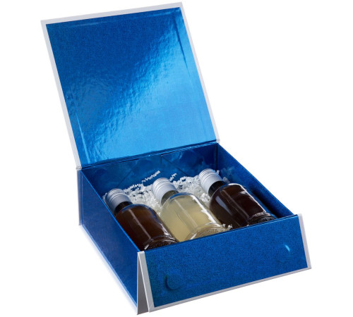 Коробка складная Gallant, M, белая с синим