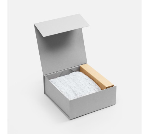 Коробка складная Quadra Fold, серая