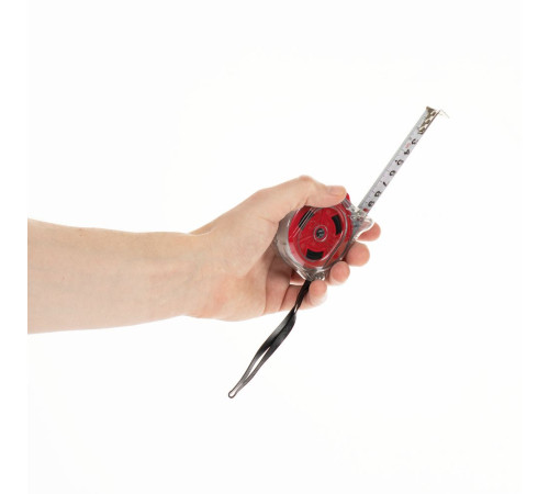 Рулетка Selvaksi, 5 м, красная