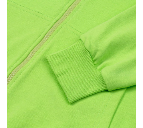 Толстовка на молнии с капюшоном Unit Siverga, зеленое яблоко