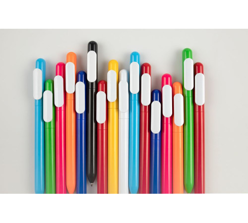 Ручка шариковая Swiper, синяя с белым