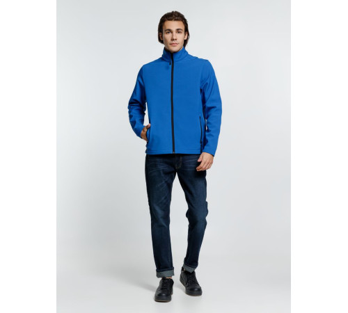 Куртка софтшелл мужская Race Men ярко-синяя (royal)