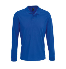 Рубашка поло с длинным рукавом Prime LSL, ярко-синяя (royal)