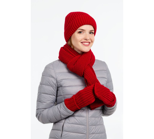 Варежки Nordkyn, глубокий красный