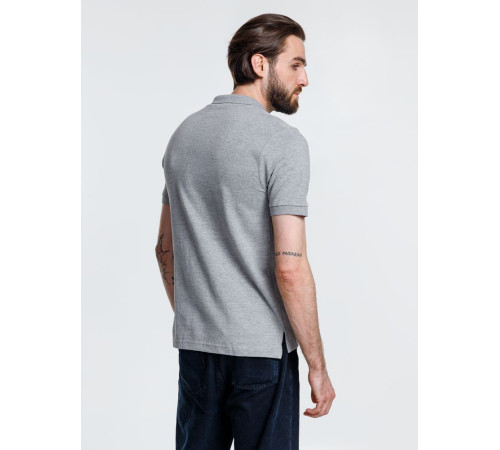 Рубашка поло мужская Adam, серый меланж