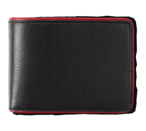 Кошелек Partinico, черный с красным