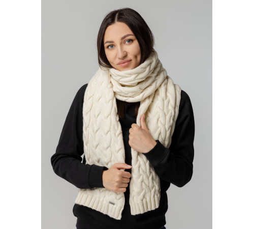 Шарф Loren, молочно-белый (ванильный)