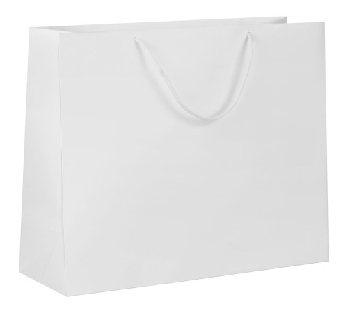 Пакет бумажный с ламинацией Lami Tote L, белый