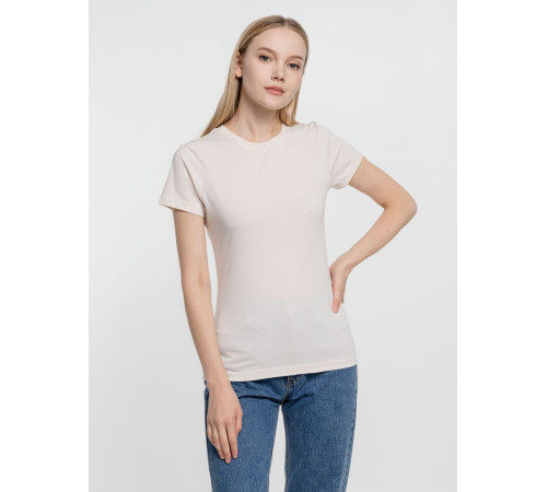 Футболка женская T-bolka Lady, молочно-белая