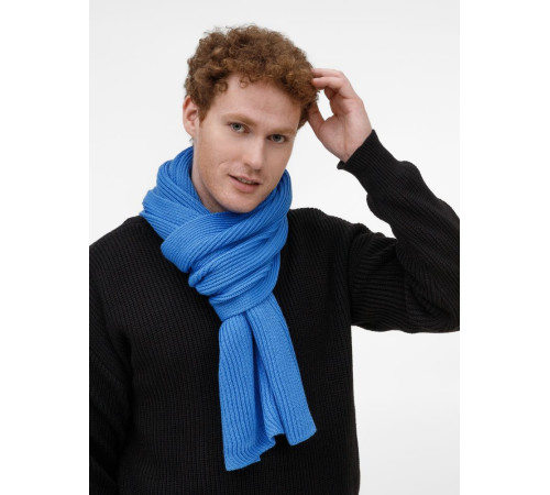Шарф Nobilis Mono, синий (аква)