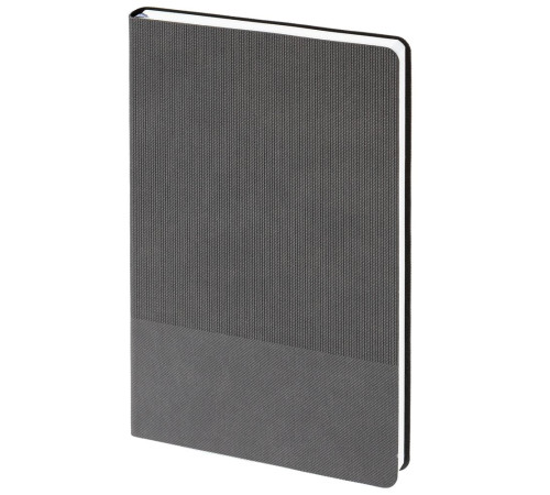 Ежедневник Knit, недатированный, темно-серый