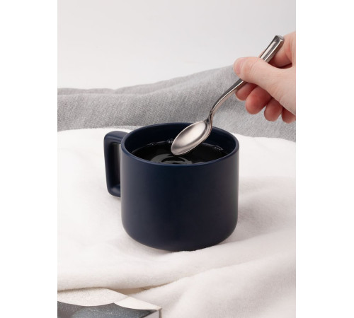 Чашка Jumbo в коробке матовая, темно-синяя