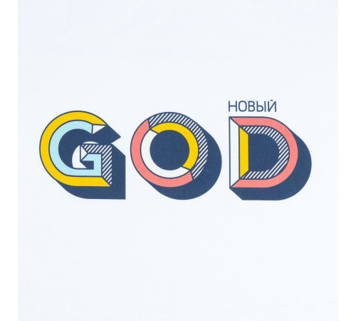 Футболка женская «Новый GOD», белая