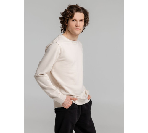 Свитшот унисекс BNC Inspire (Organic), молочно-белый