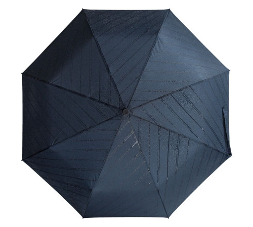 Складной зонт Magic с проявляющимся рисунком, темно-синий