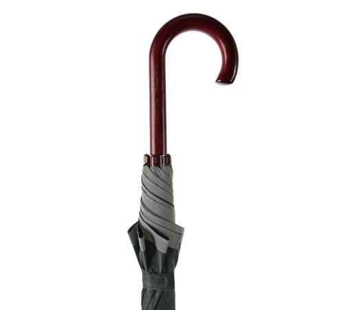 УЦЕНКА! Зонт-трость светоотражающий Reflect, черный