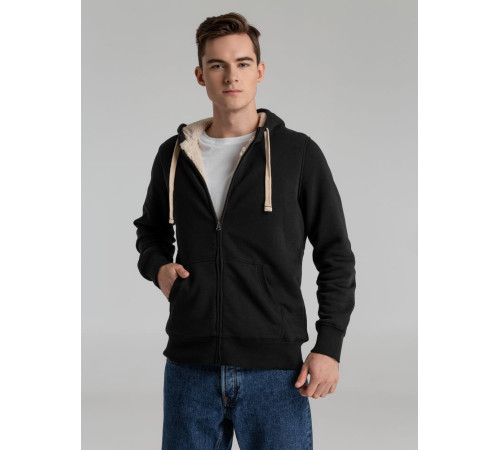 Толстовка унисекс на молнии Sherpa 280, черная