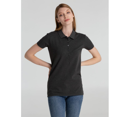 Рубашка поло женская Phoenix Women, темно-серый меланж