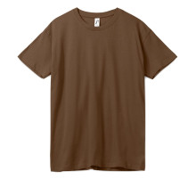 Футболка унисекс Regent 150, коричневая