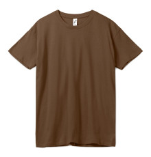 Футболка унисекс Regent 150, коричневая
