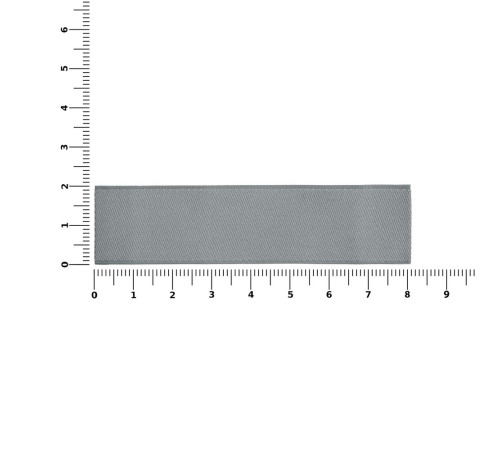 Лейбл тканевый Epsilon, S, серый