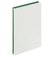 Ежедневник Duplex, недатированный, белый с зеленым