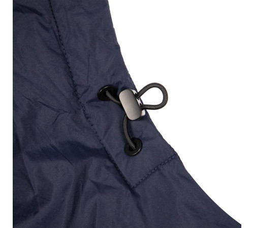 Пуховик унисекс Kapsula, темно-синий