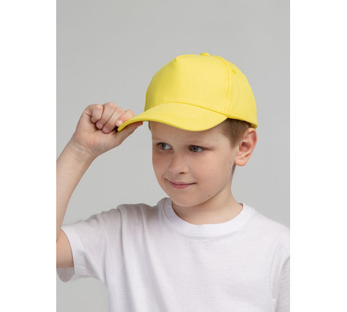 Бейсболка детская Standard Kids, желтая