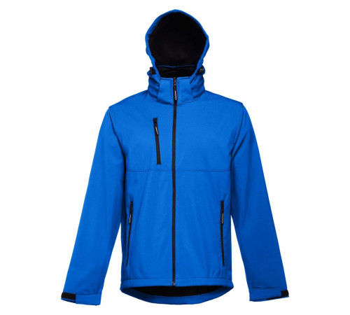 Куртка софтшелл мужская Zagreb, ярко-синяя