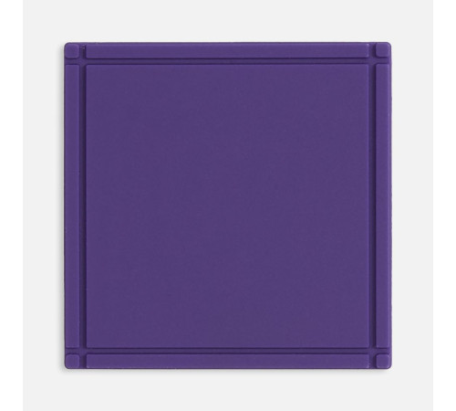 Лейбл из ПВХ Dzeta, L, фиолетовый