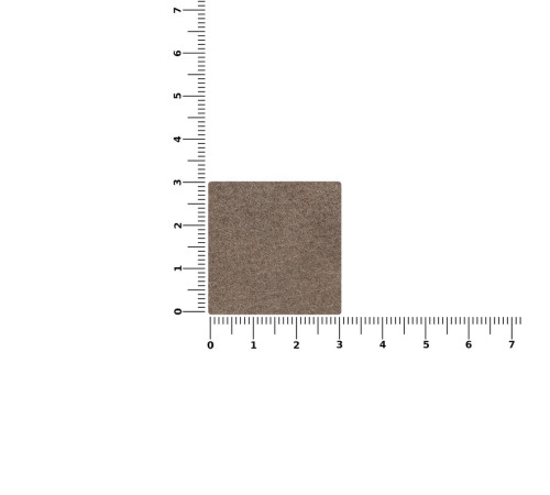 Лейбл кожаный Sinatu, S, серый