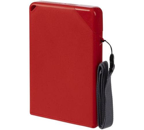 Плоская бутылка для воды Flacon, красная