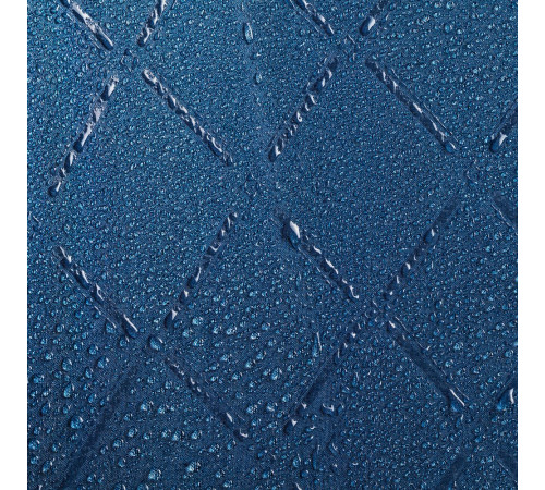 Зонт-трость Magic с проявляющимся рисунком в клетку, темно-синий