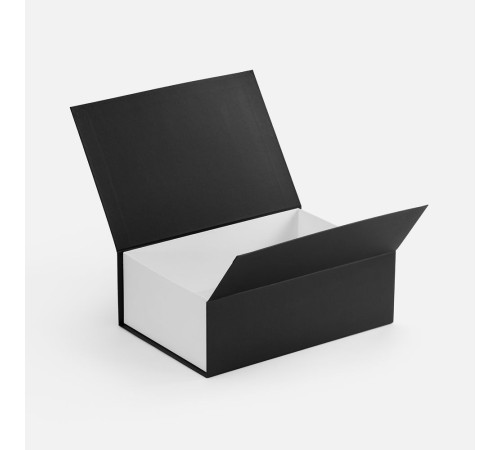 Коробка Bicolor Case, белая с черным