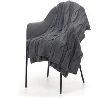 Плед Snefald, серый (маренго меланж)