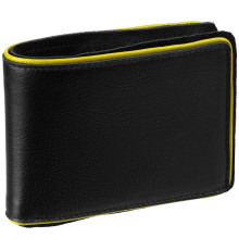 Кошелек Partinico, черный с желтым